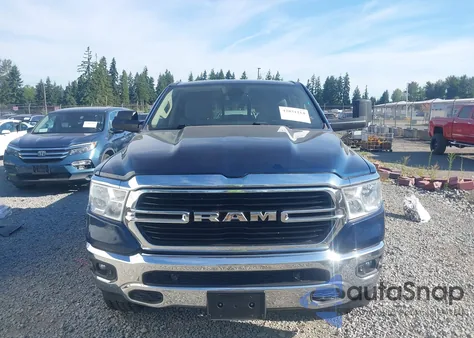 2019 Ram 1500 Big Horn/Lone Star 4X4 6'4 Box z USA, uszkodzony, nr VIN 1C6SRFMT7KN786222